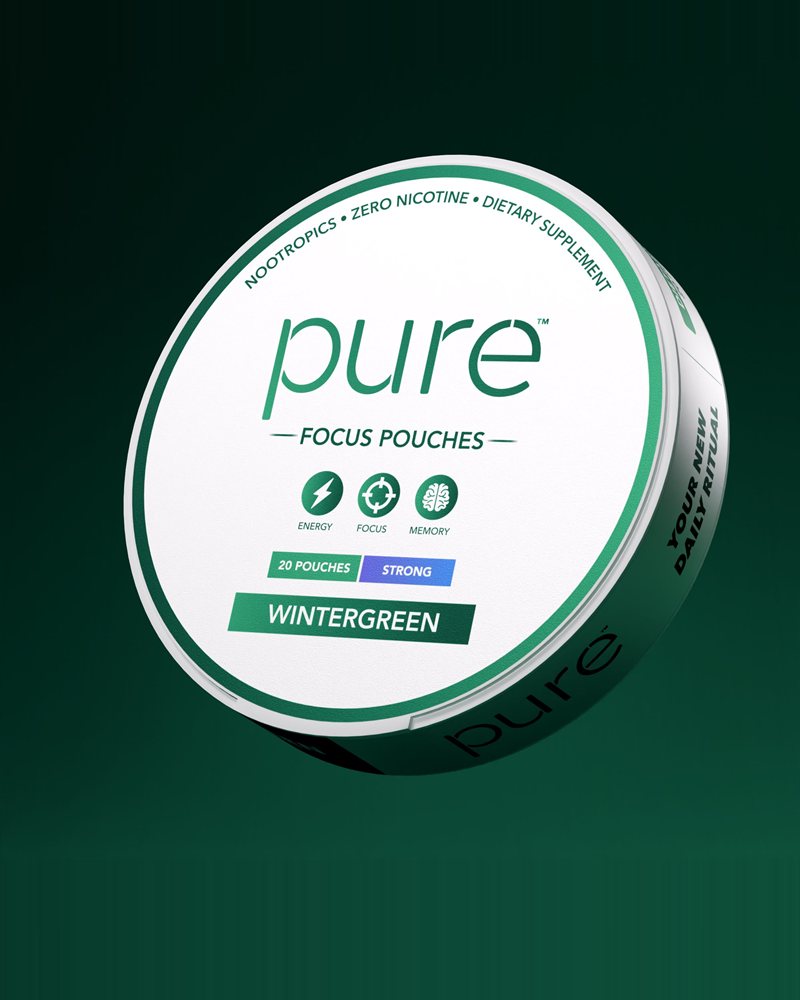 Pure Wintergreen Focus pouches